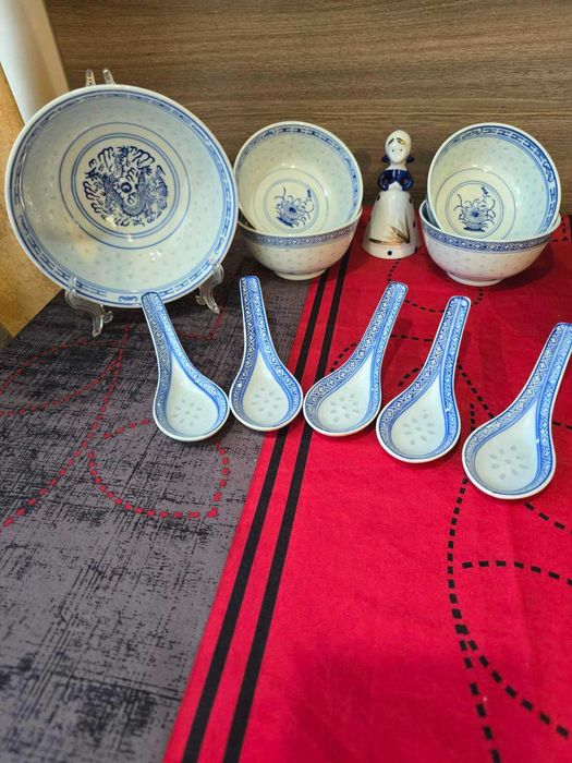 Китайски порцеланов оризов порцелан