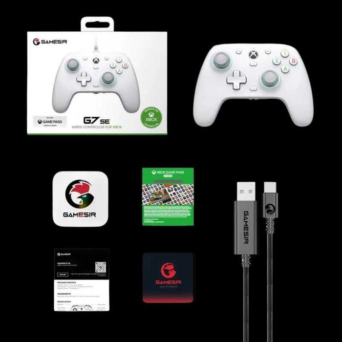 Контролери GameSir G7 SE White - Xbox и PC/Компютър/НОВИ