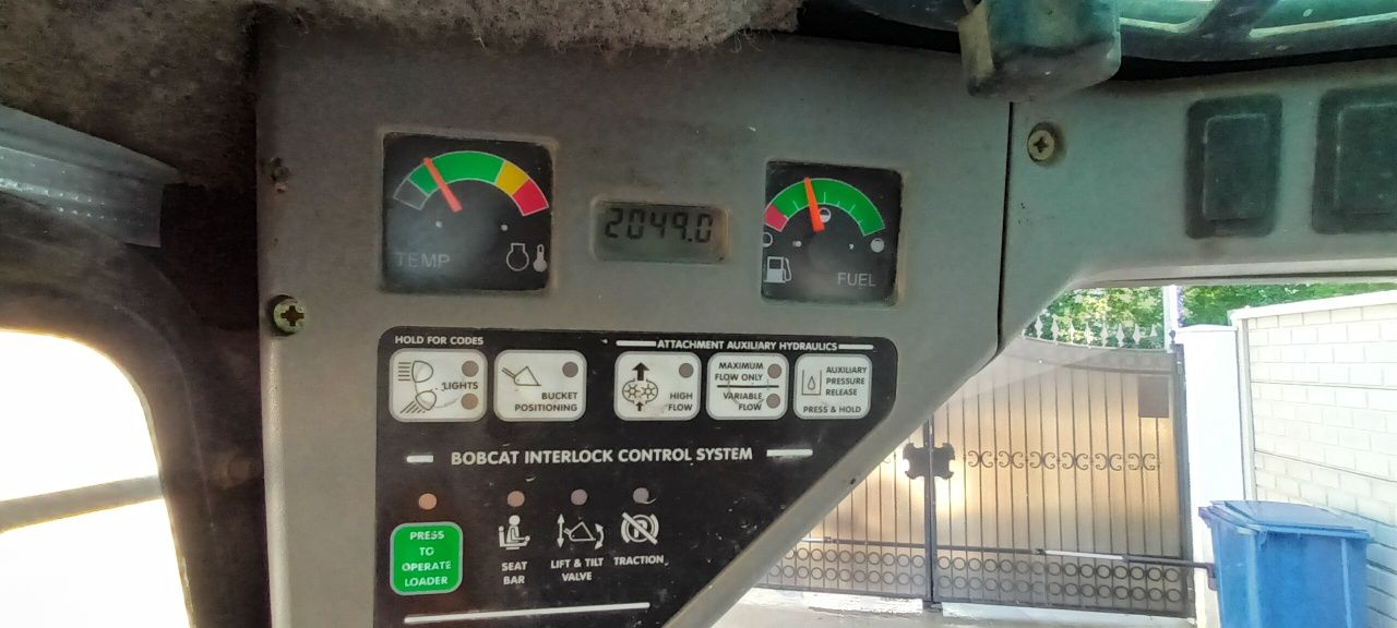 Miniincarcator bobcat s 150 cu 2000 de ore cu juystik