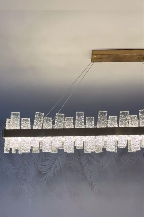 Candelabru cristal 100cm latime, reglabil