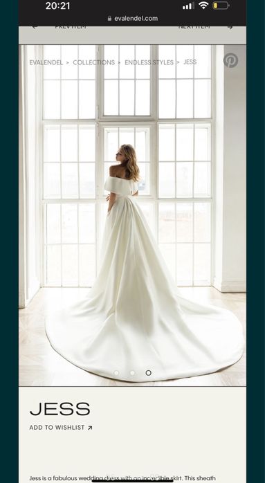 Rochie de mireasa Eva Lendel