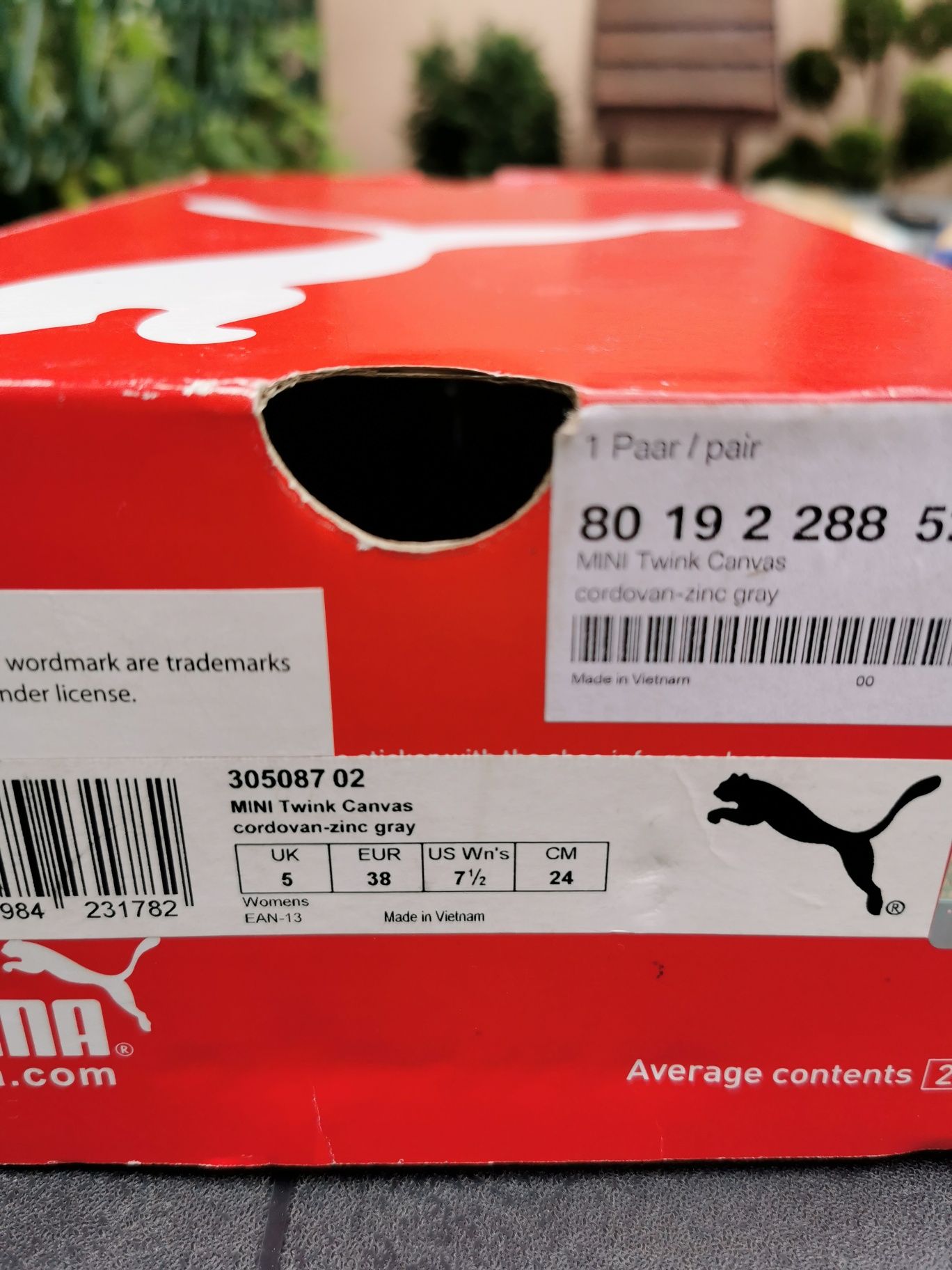 Teniși unisex Mini by Puma, măr. 38,noi, în cutie