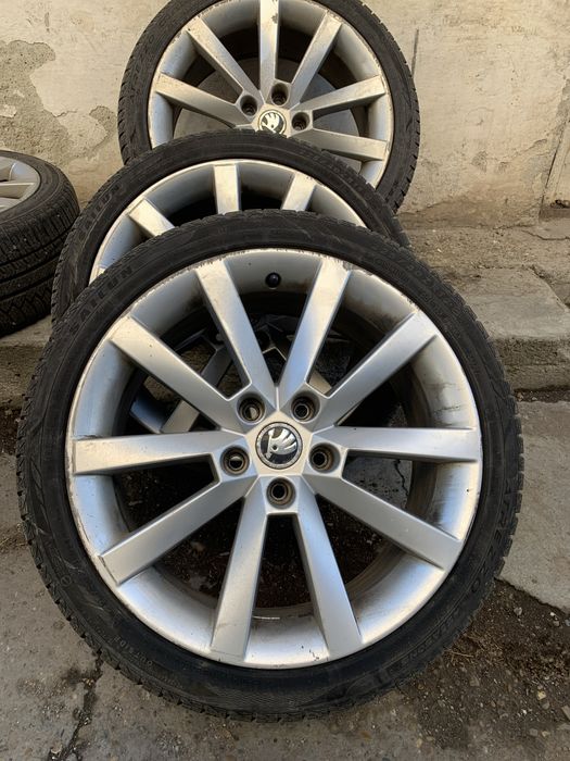 Jante aliaj R18 5x112 cu anvelope all seazon 225/40R18