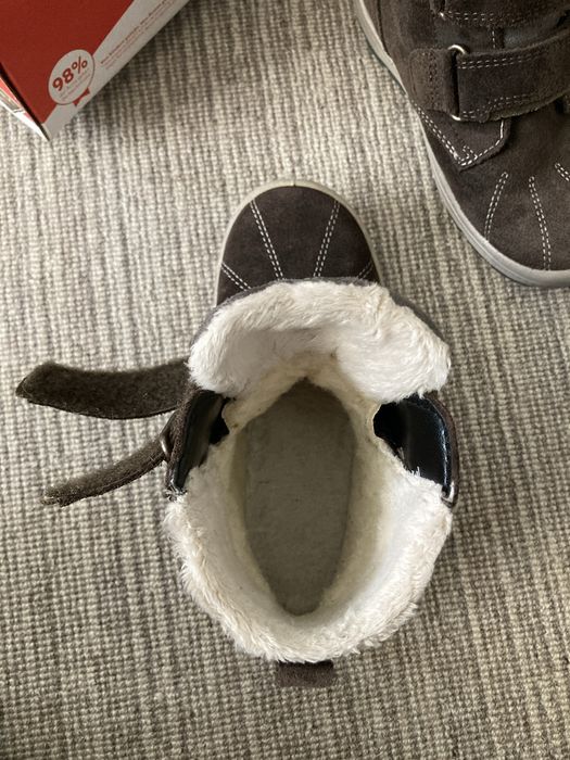 Чисто нови детски ботуши от естествен велур, 27 номер