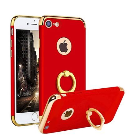 Husa pentru Apple iPhone 7, GloMax 3in1 Ring PerfectFit, Red