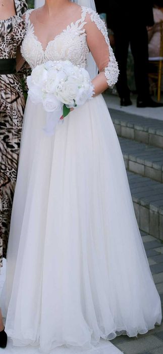Rochie de mireasa A-line marca "ELEGANCE"