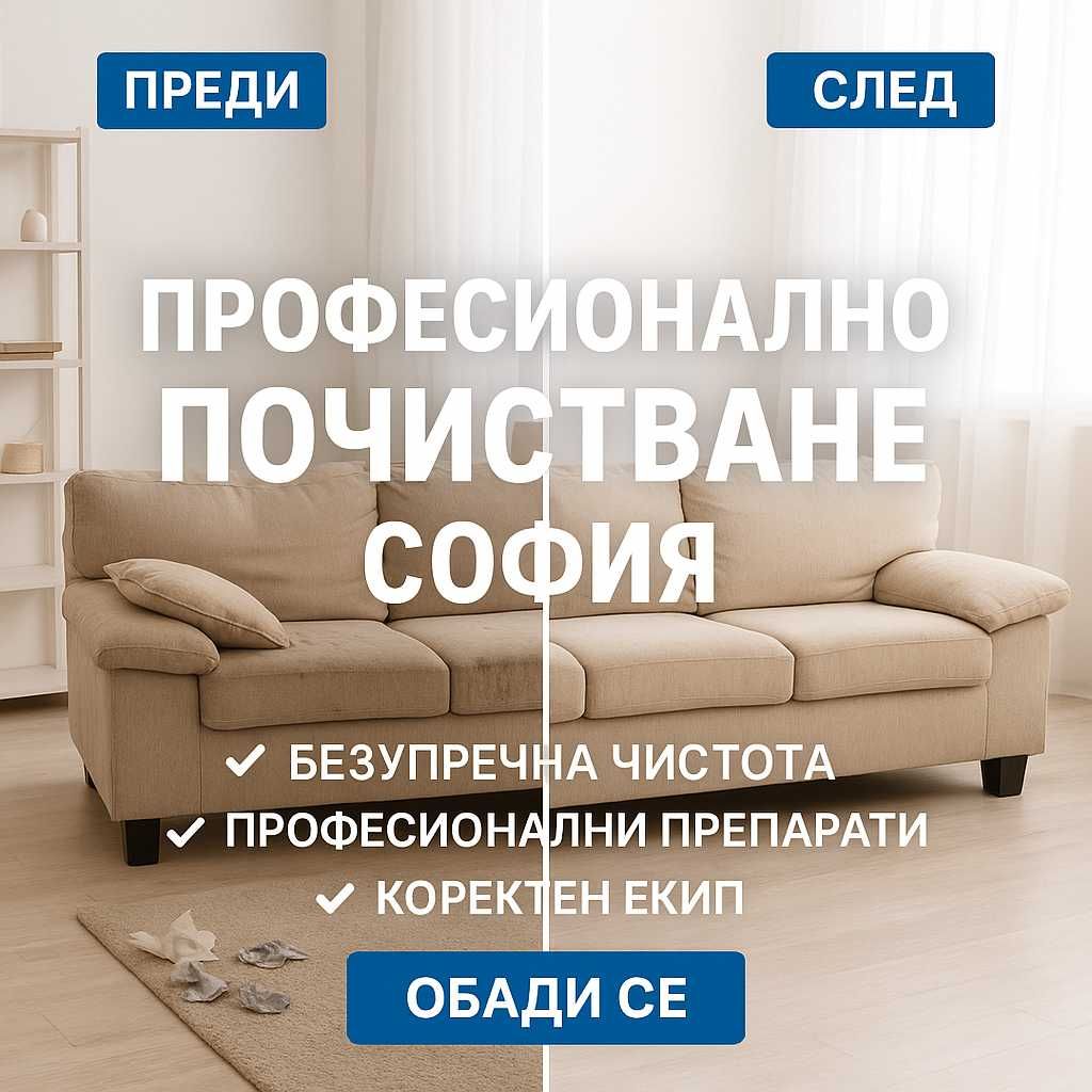 Професионално почистване на домове в София