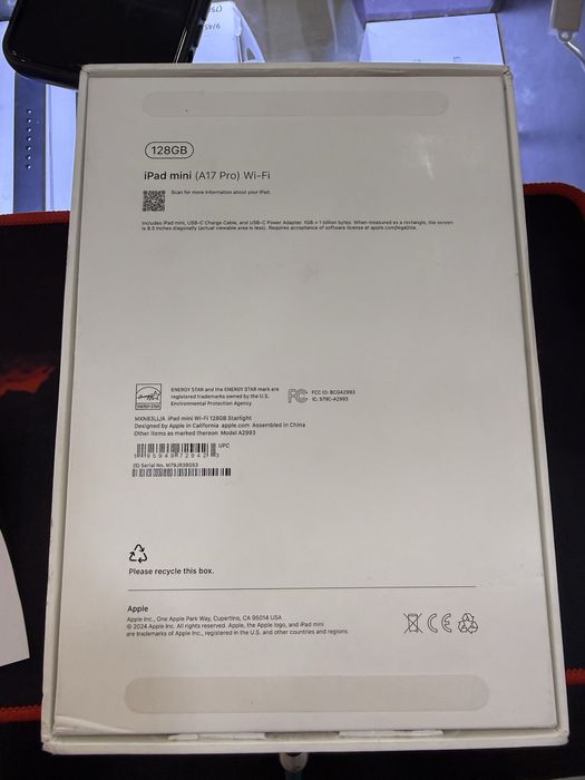 Apple iPad Mini 7 128Gb WiFi “Starlight” A1234