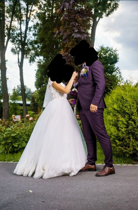 Rochie mireasa corset reglabil