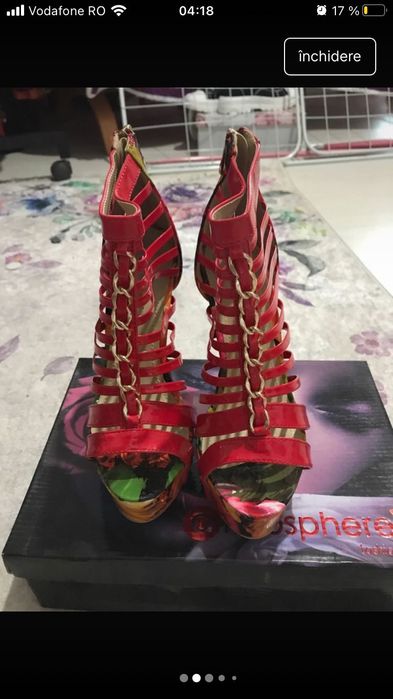 Sandale tip botine Atmosphere marime 37