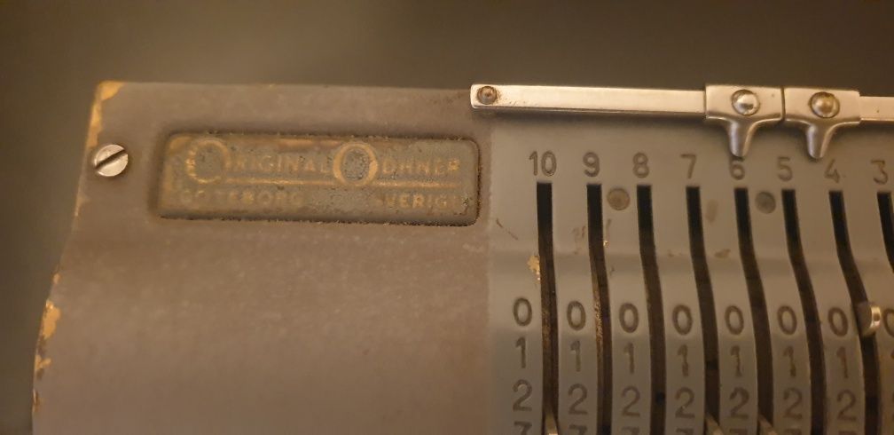 Calculator vintage Original Odhner