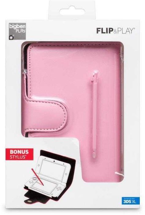 Husa + Stylus BigBen pentru Nintendo 3DS XL - diverse culori