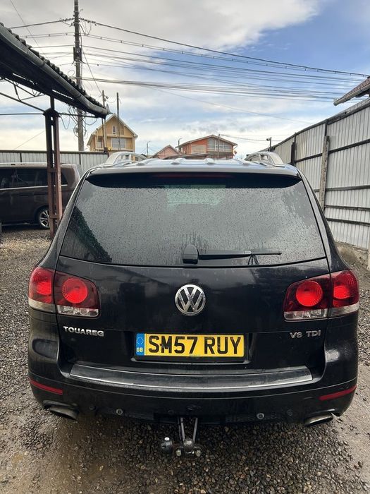 Haion Cu Luneta Volkswagen Touareg 7L facelift 2007 - 2011 SUV 4 Usi NEGRU (1221)