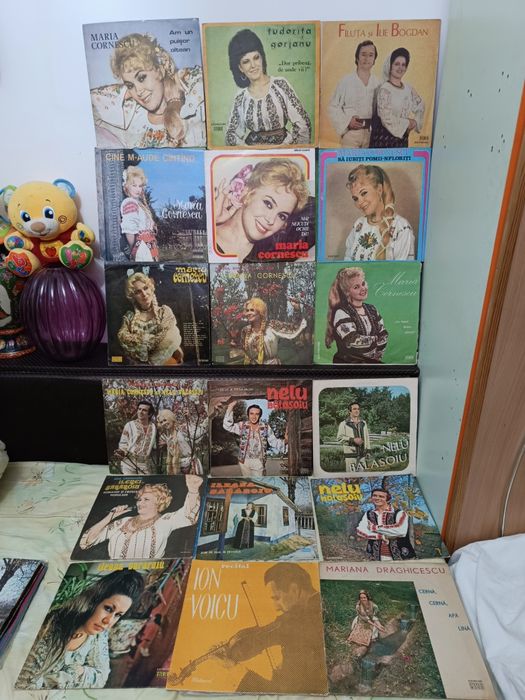 Discuri vinil muzică populară