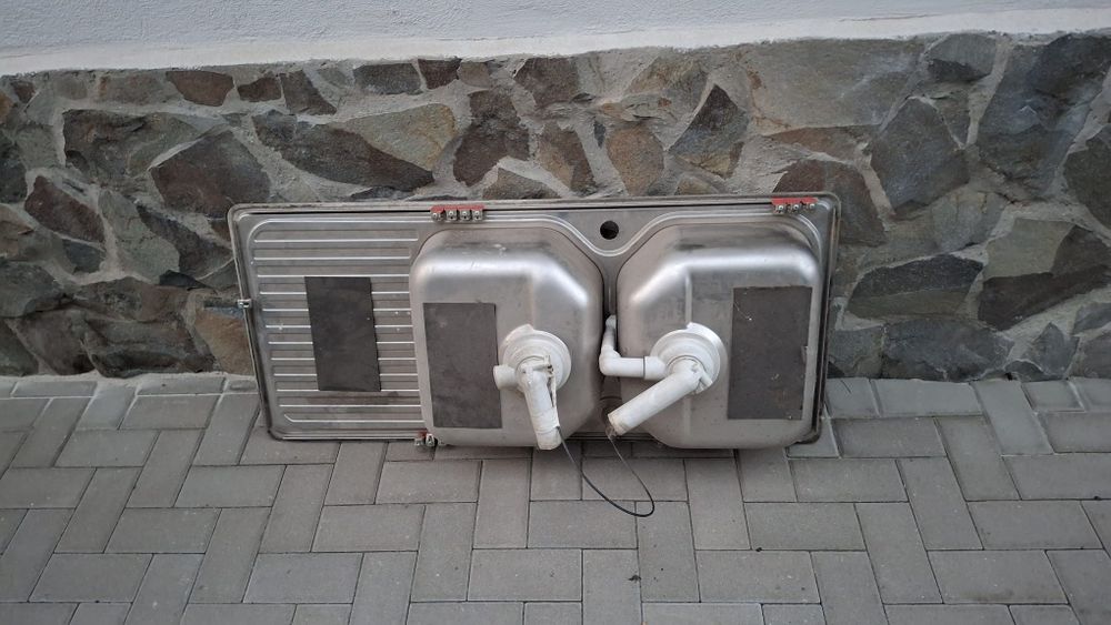 Chiuvetă inox doua cuve Franke