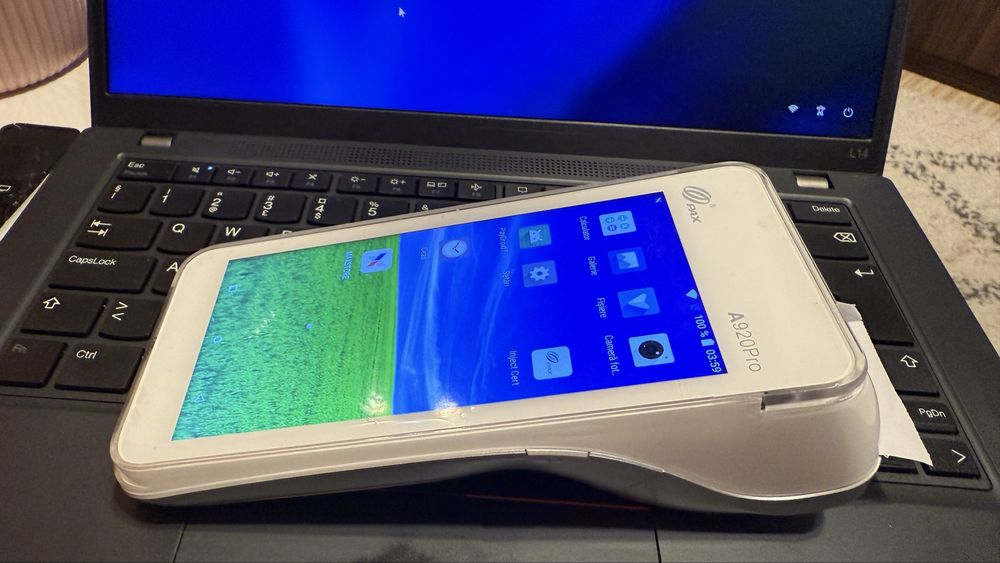 Terminal POS Smart Android Pax A920 Pro Scanner  Imprimanta icorporata