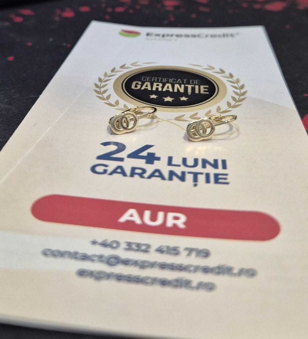 Cercei pentru copii de aur (AG32 B27681.1) 2 ANI GARANTIE!
