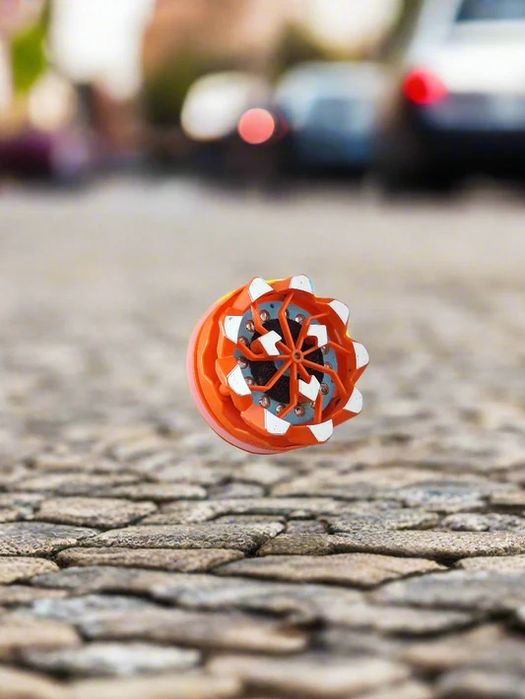 Titirez portocaliu Flashy Spinner