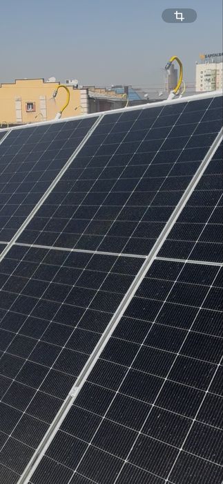 Мойка солнечных панели. Установка моющего оборудования.