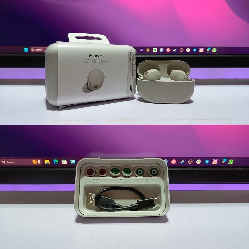 Sony wf-1000xm5 белый full