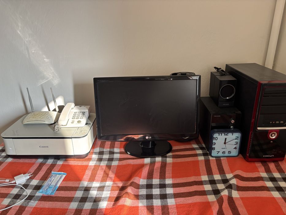 Компьютер мониторы,процессоры,колонкасы,принтерымен сатылады