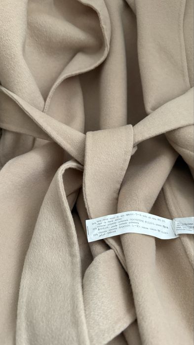 Zara палто тип “халат” от вълнен бленд