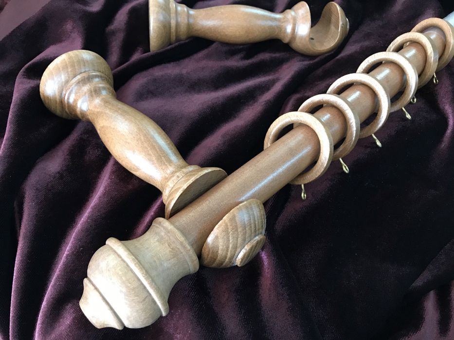 Карниз деревянный натуральный