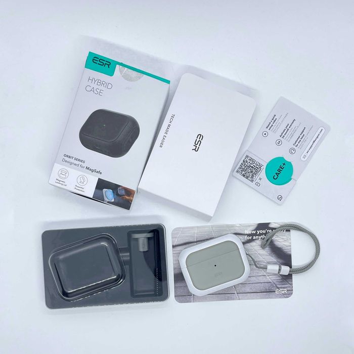 Кейс ESR AirPods Pro / 2 Orbit Halolock MagSafe Case (бял) протектор