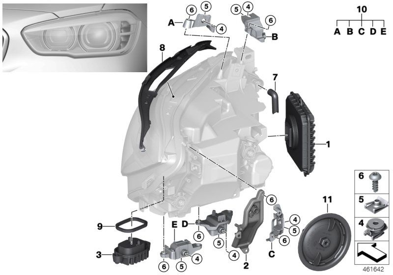 Mодул Дневни светлини DRL Angel Eyes BMW F20 LCI,Нови с гаранция