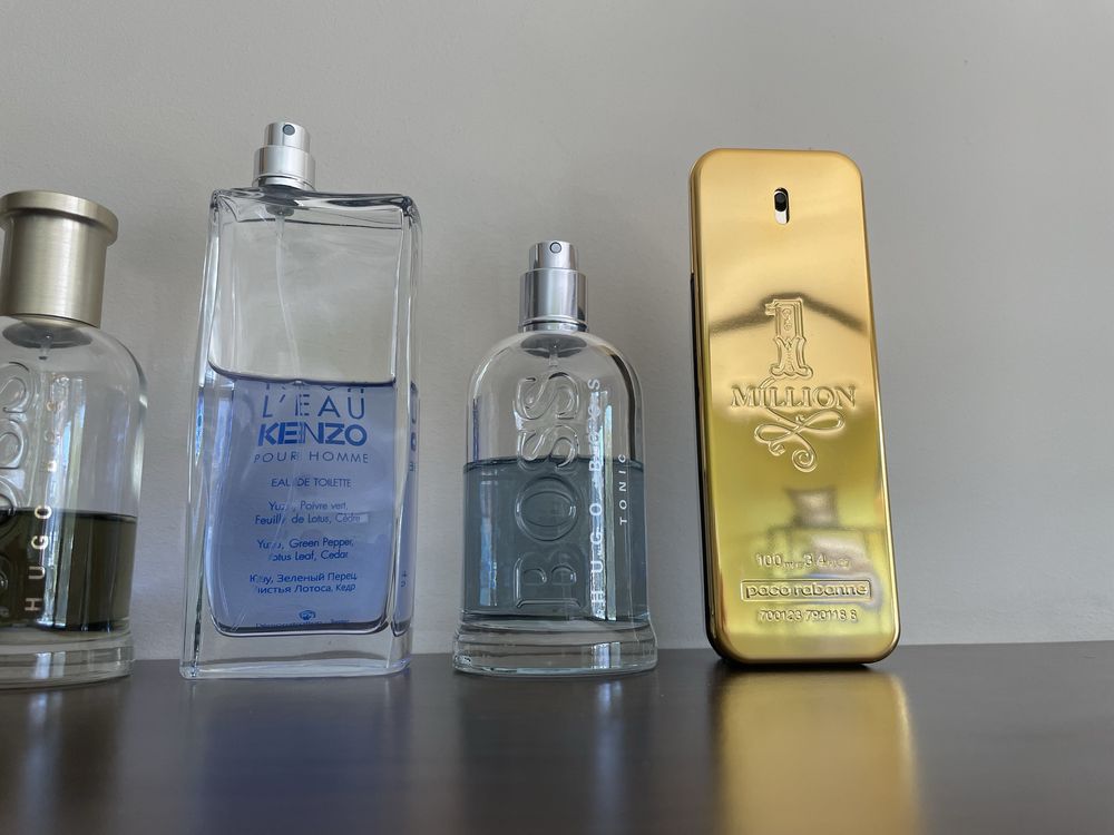 Paco Rabanne one million Phantom Armani Stronger with you Boss Bottled