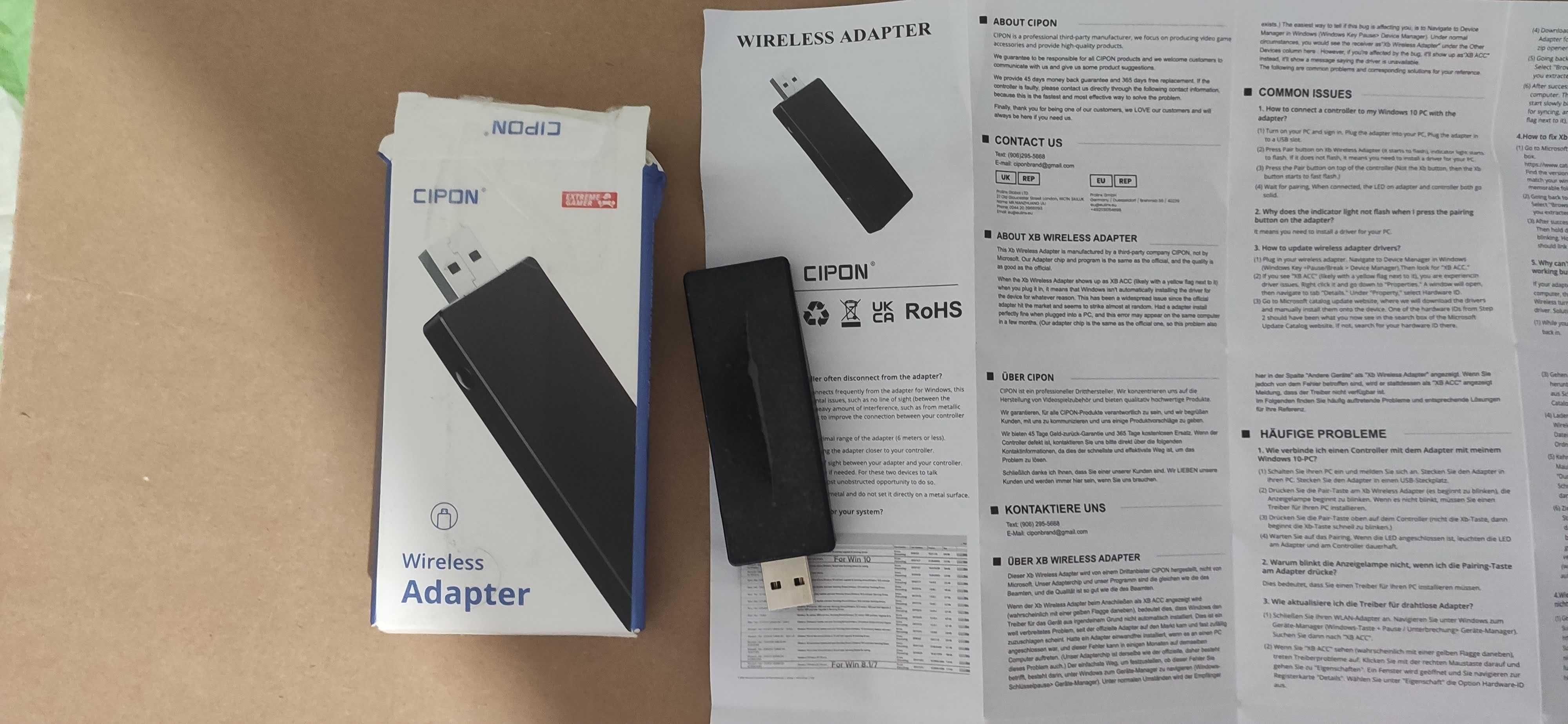 Cipon Adaptor Wireless Consola XBOX - PC
