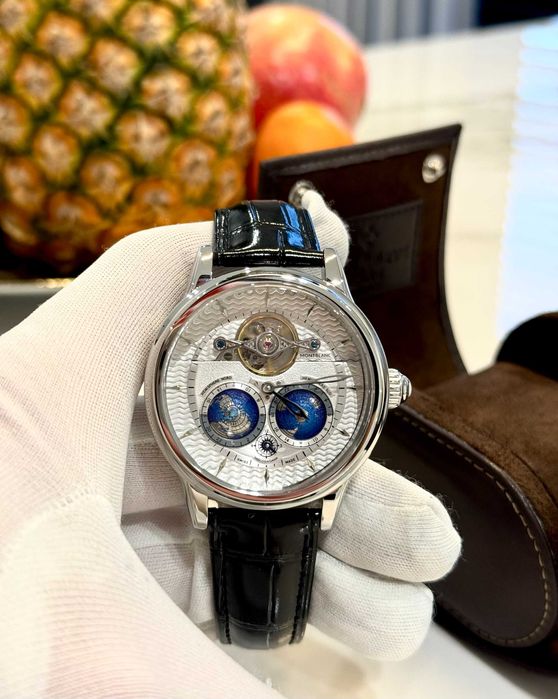 Ceas Montblanc tourbillion silver