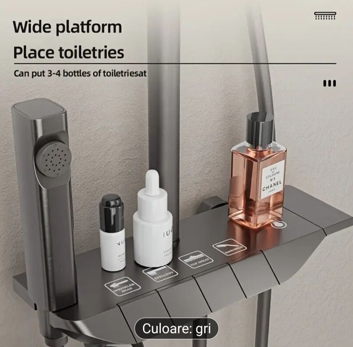 Sistem dus cu panou de comanda