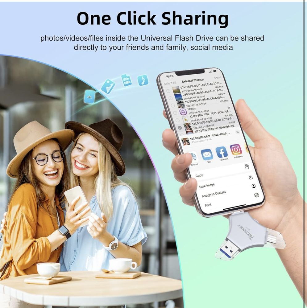 Stick Memorie 3.0 128 GB Iphone/Android/PC
