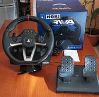 Волан Hori RWA Racing Wheel Apex, с педали, за PC и Playstation 5,4,3