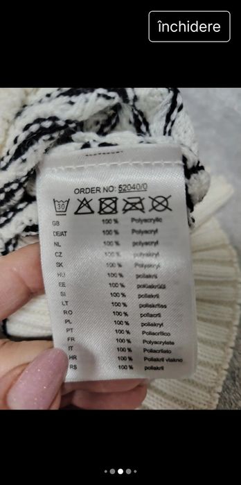 Pulover model romburi grosut