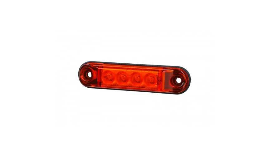 1бр. мини LED ЛЕД габарити с 4 диода 12-24V 3 цвята , Полша