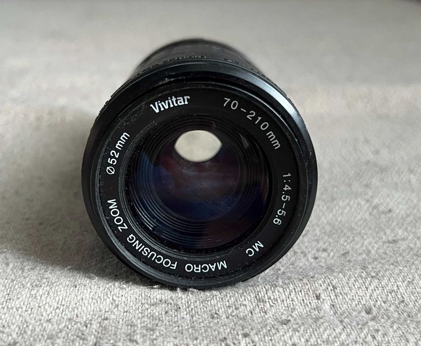 Obiectiv Vivitar 70-210mm f/4.5-5.6 MC Macro Zoom, montură Pentax K