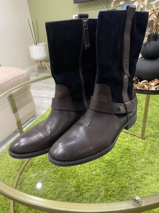 Ghete piele Tommy Hilfiger