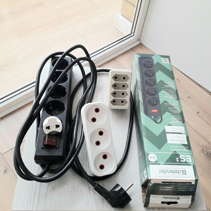 ceтeвoй фильтp Defender ES тpи apтикyл 99485, yдлинитeли и тpoйники