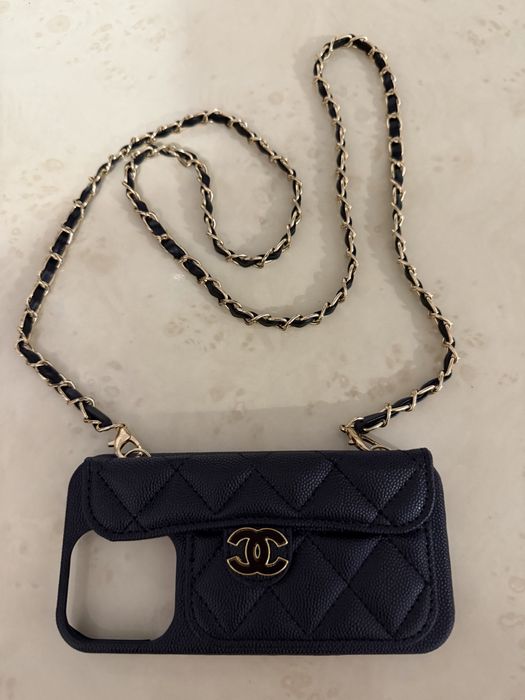 Мини чанта калъф за телефон Шанел