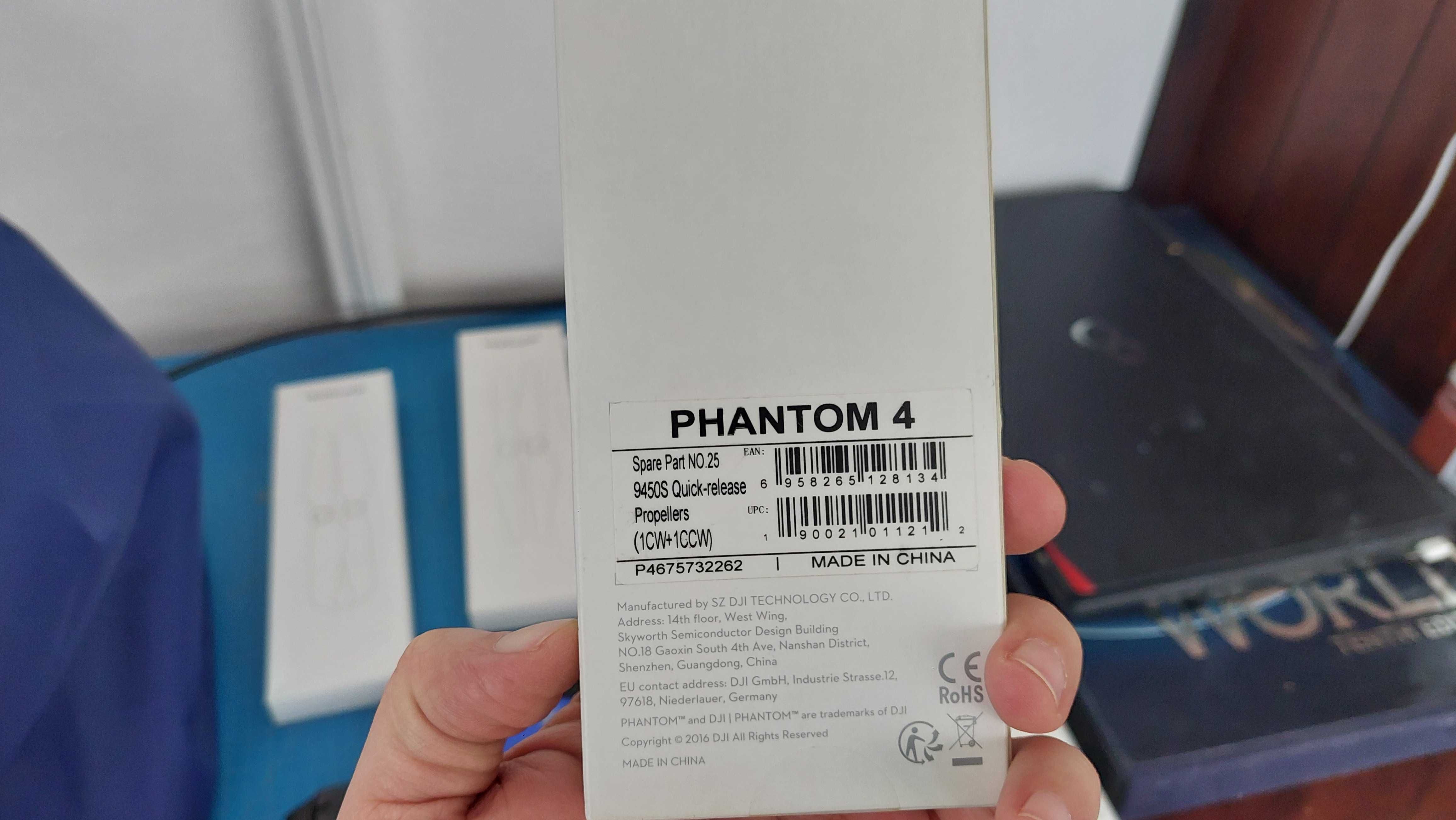 Lot piese drona DJI Phantom 4 (elice, charger, charging hub)