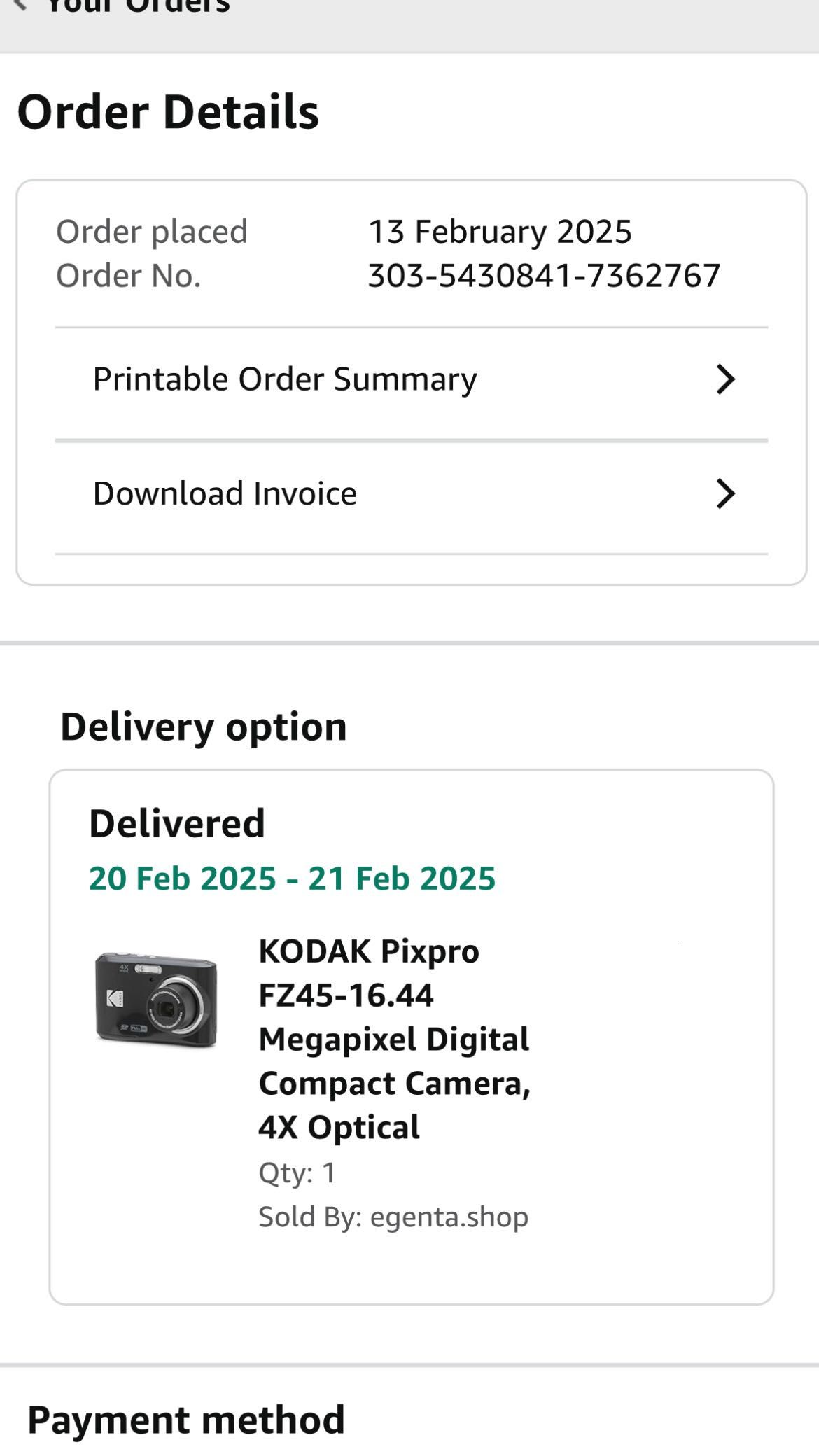 Фотоапарат Kodak PixPro FZ45, 16 MP, Zoom 4X, Vlogging