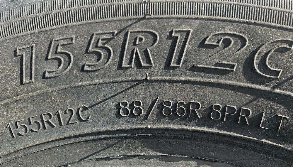 155 R12C (155/80R12C) 88R, COMPASAL, Anvelope remorca M+S