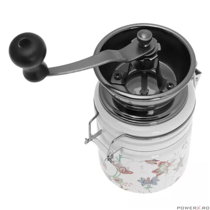 Rasnita de cafea traditionala, manuala, 16x8 cm, Kinghoff