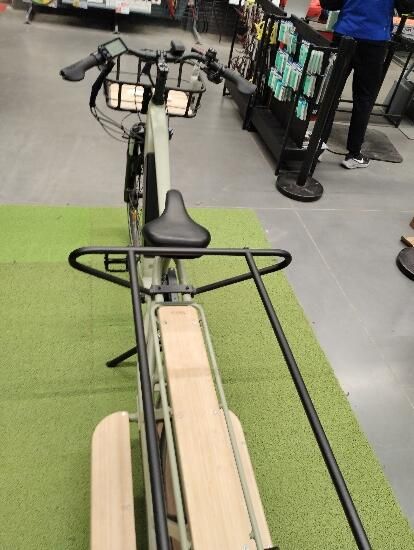 Bicicletă cargo electrică longtail - produs resigilat Decathlon