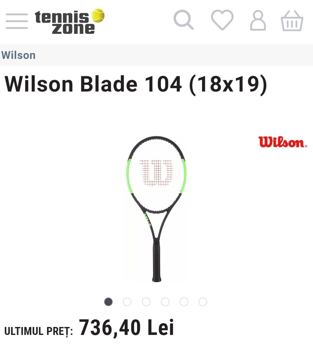 Wilson Blade 104, 306 grame