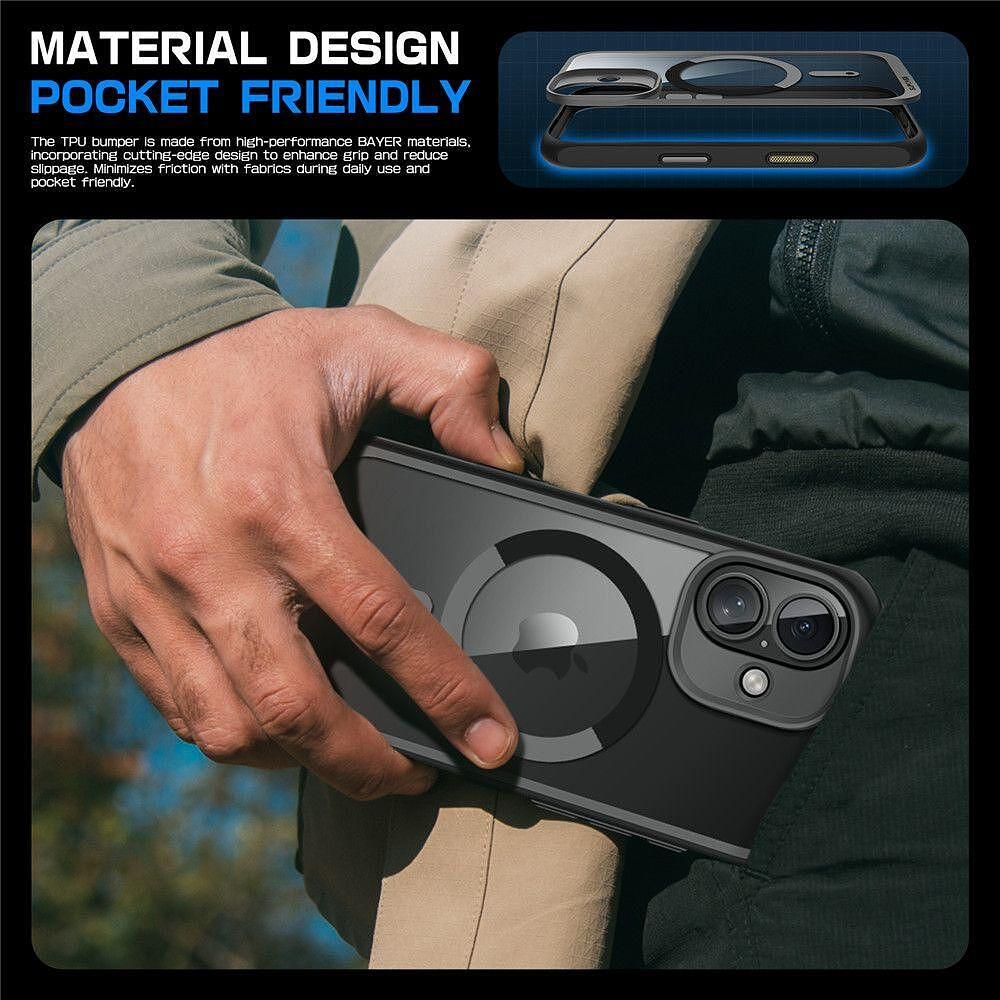 Кейс supcase ub mag magsafe за iphone 16 - черен