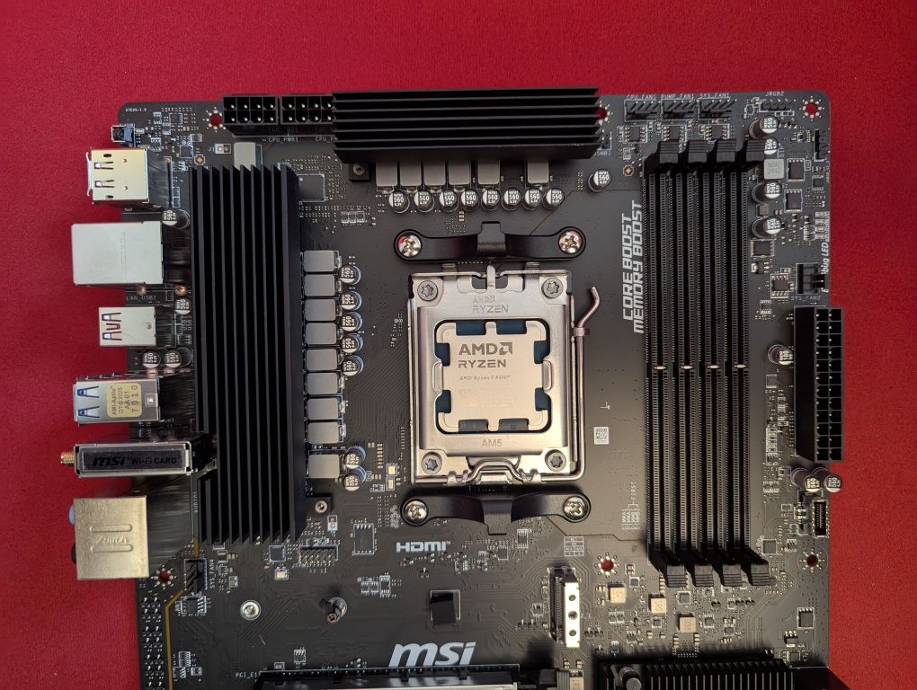 AM5 к-т: Ryzen 5 8400F, ново дънo MSI PRO B650 с WIFI и 32GB DDR5-6000