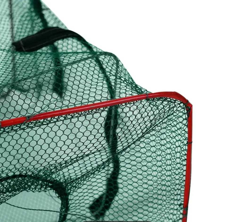 Сгъваем кош за улов на риба, скариди и раци - тунелен, 45 см.